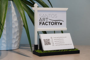 Real Estate Themed Business Card Holder