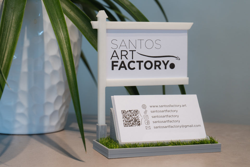 Real Estate Themed Business Card Holder